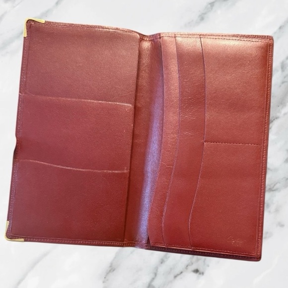 Cartier Vintage Must de Cartier Bordeaux Long Wallet - Picture 7 of 10
